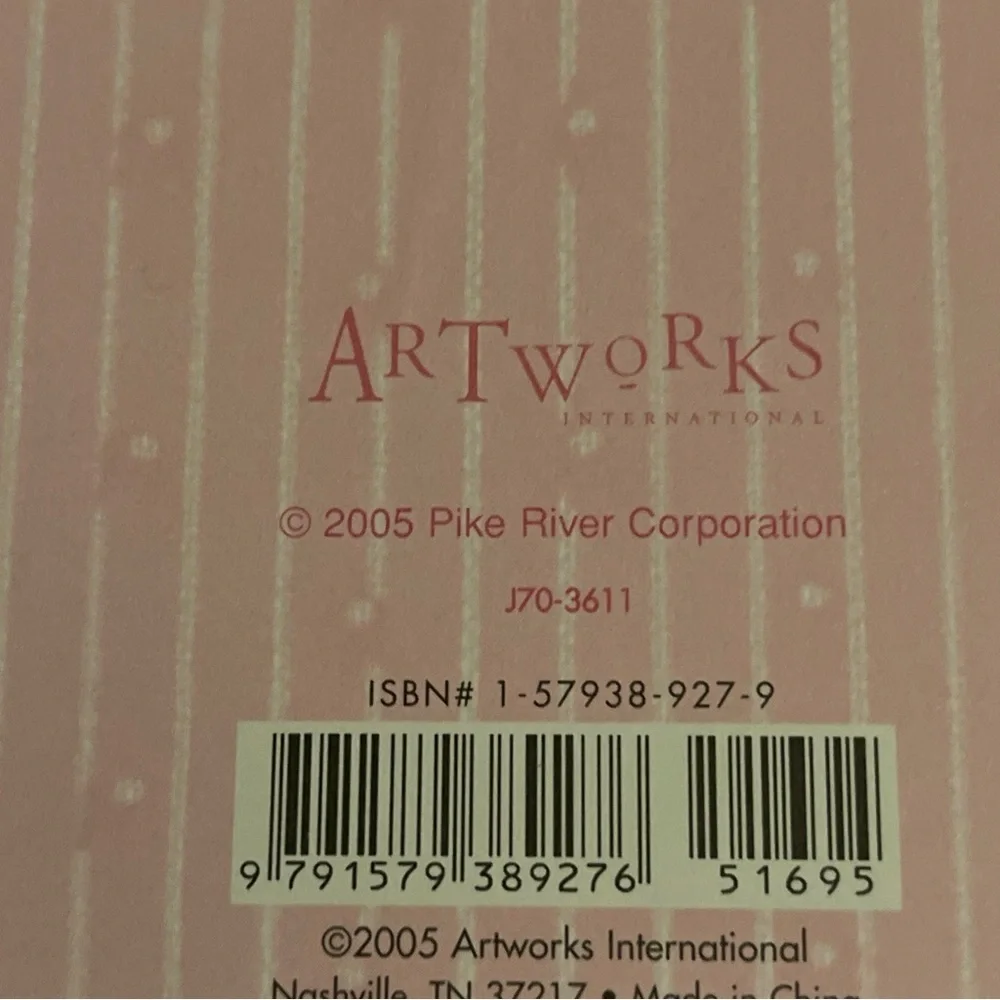 Floral Patterned Notebook with Pink and Green Design April Cornell 2005 - Picture 8 of 9